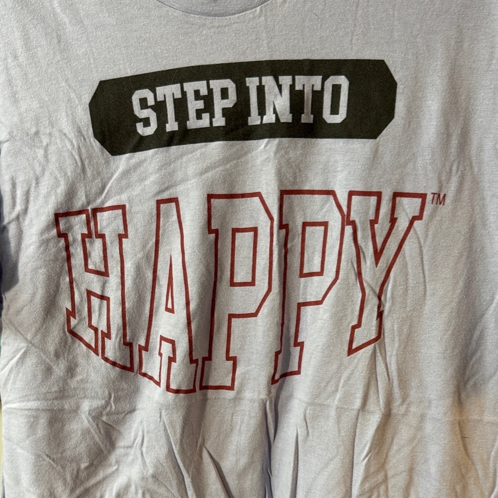 Zumba Fitness Lilac "Step Into Happy" Graphic Tee M - Picture 3 of 8